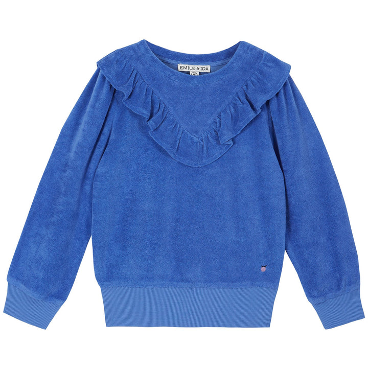 Sweatshirt Girl Towelling Celeste - قصيرة