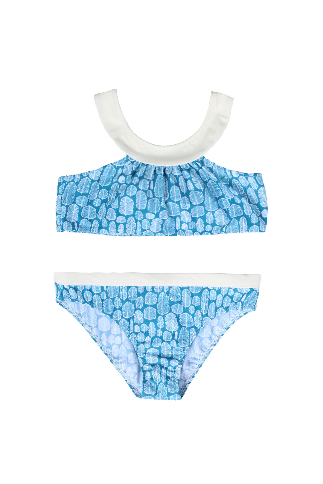 Bikini Luna Leaves Sky Blue - ملابس السباحة