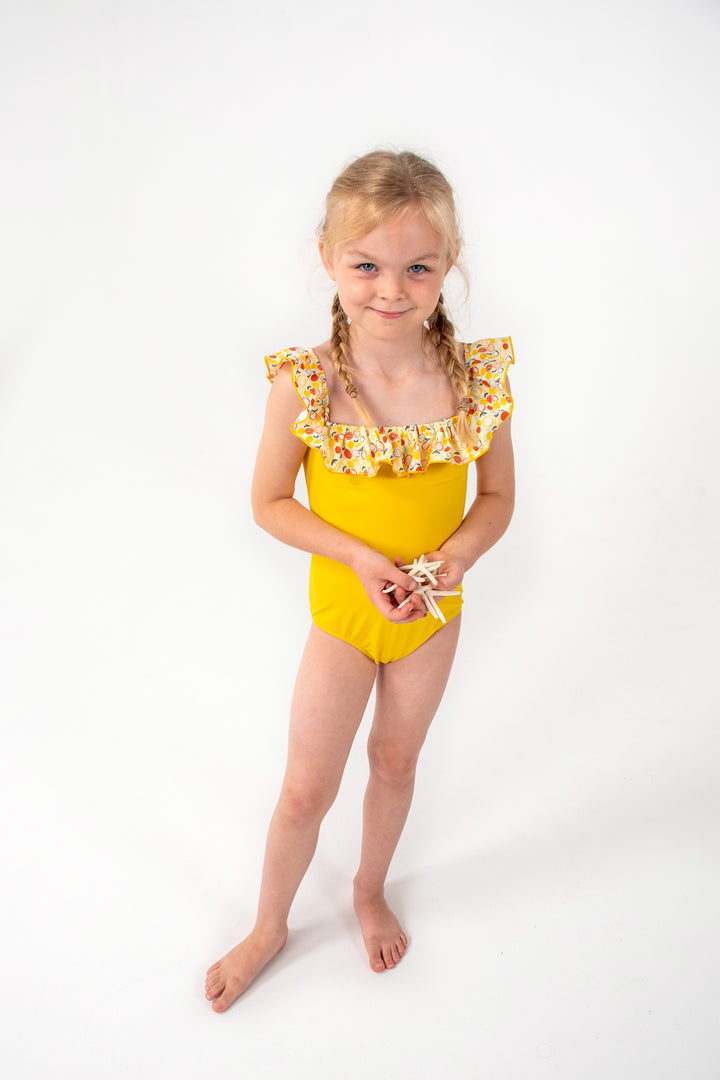 Swimsuit CAROLINA Lemon Print - ملابس السباحة
