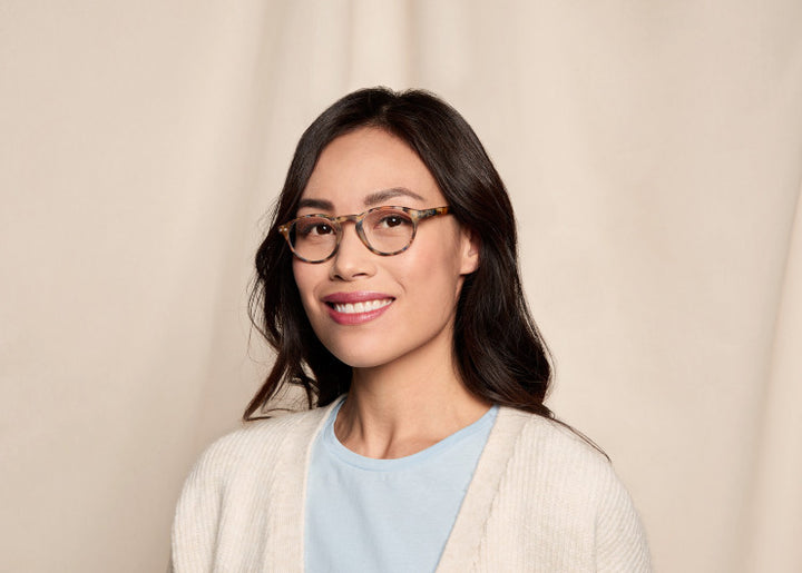 Reading Glasses #A The discret - Blue Tortoise - نظارات