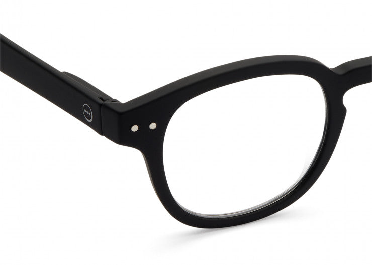 Reading Glasses #C The Retro - Black - نظارات