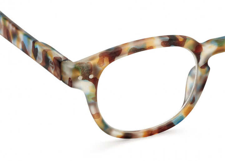 Reading Glasses #C The Retro - Blue Tortoise - نظارات