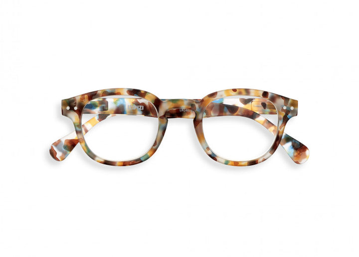 Reading Glasses #C The Retro - Blue Tortoise - نظارات