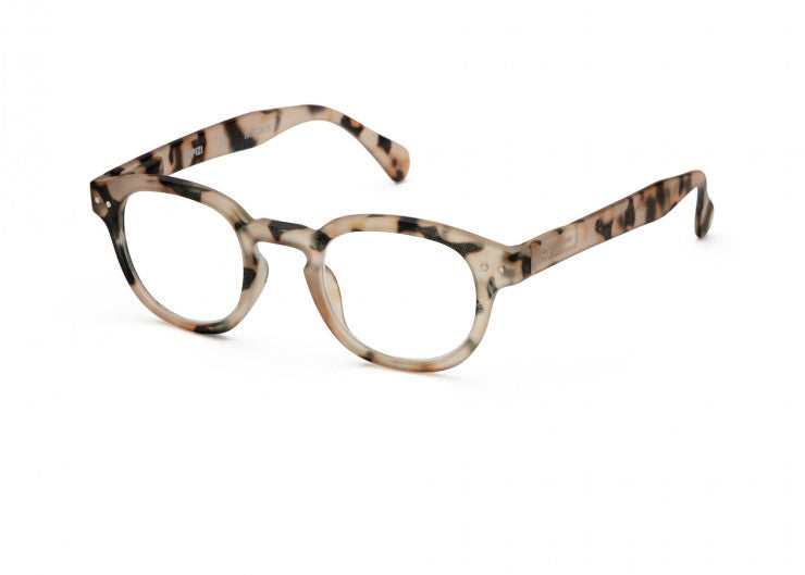 Reading Glasses #C The Retro - Light Tortoise - نظارات