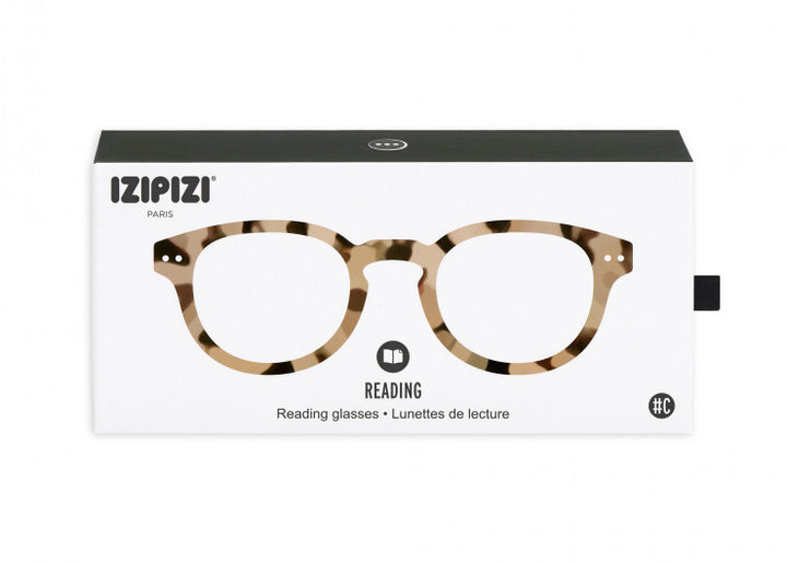 Reading Glasses #C The Retro - Light Tortoise - نظارات