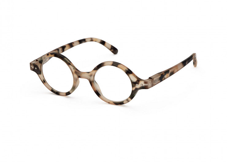 Reading Glasses #J The Small Round - Light Tortoise - نظارات