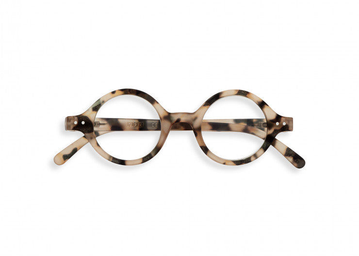Reading Glasses #J The Small Round - Light Tortoise - نظارات