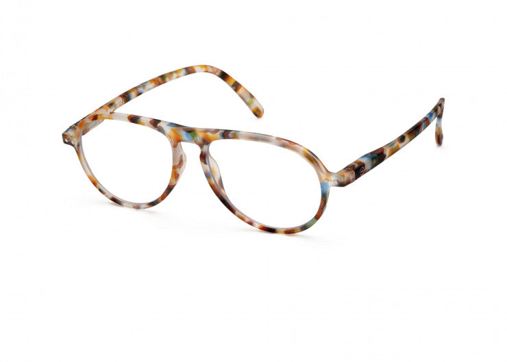 Reading Glasses #K The Aviator - Blue Tortoise - نظارات