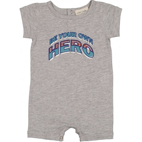 Overall Baby Boy Toto Grey Heroes - بذلة