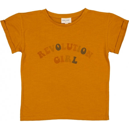 Woman T-Shirt Juju Revolution Caramel - قميص