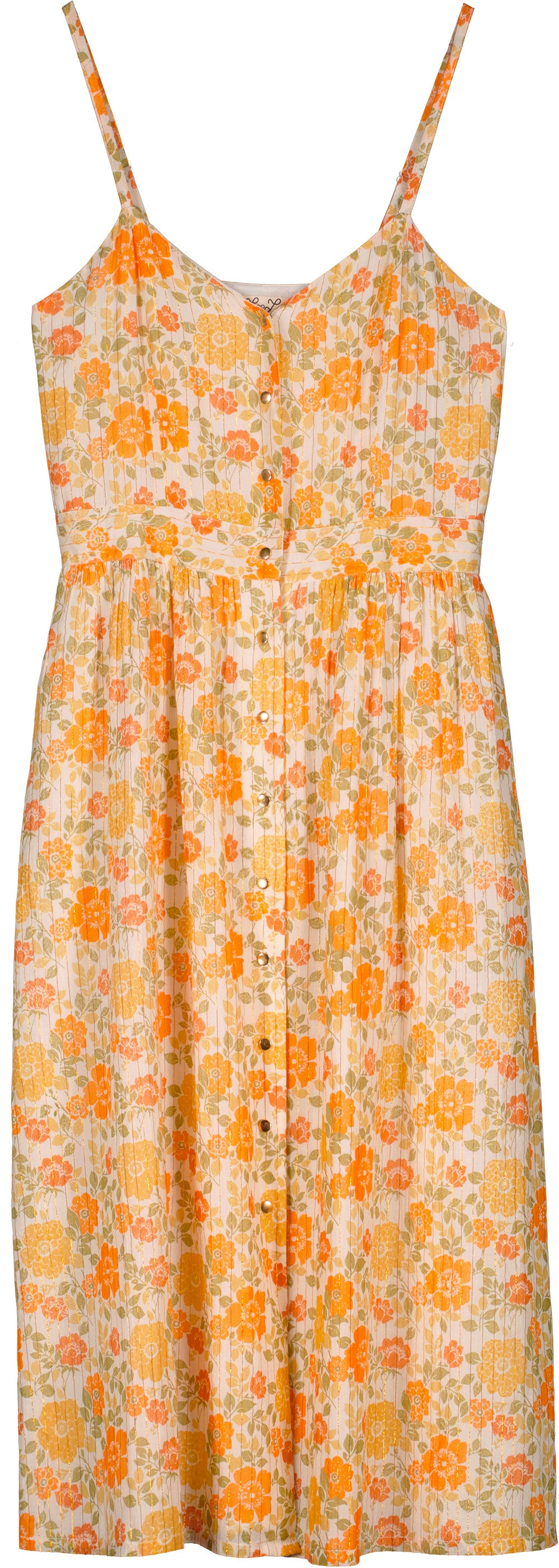 Women Dress Erynette Orange - بذلة