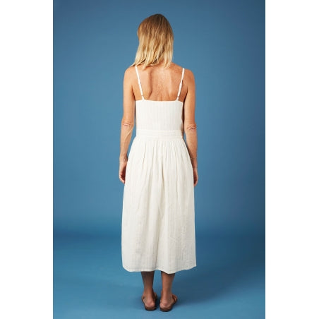 Women Dress Erynette Off White - بذلة