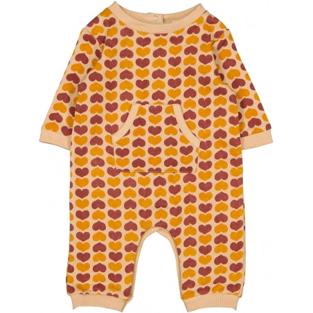Pyjama Baby Girl Nino Fleece Heart - لباس نوم