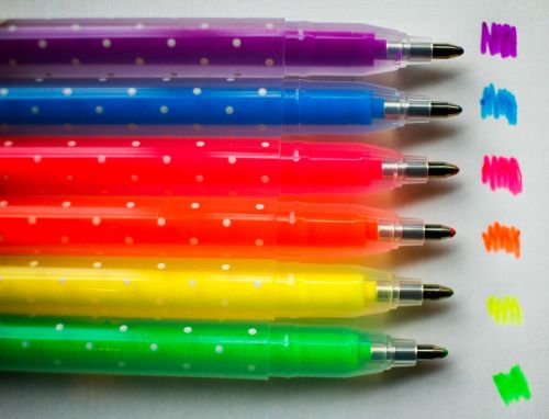 Lovely Paper 6 neon pens - ألعاب الأطفال