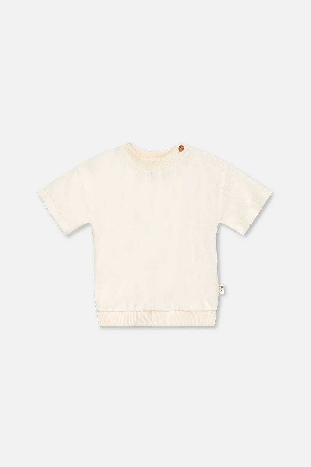 T-Shirt Toweling Baby Boy Laurel Ivory - ملابس