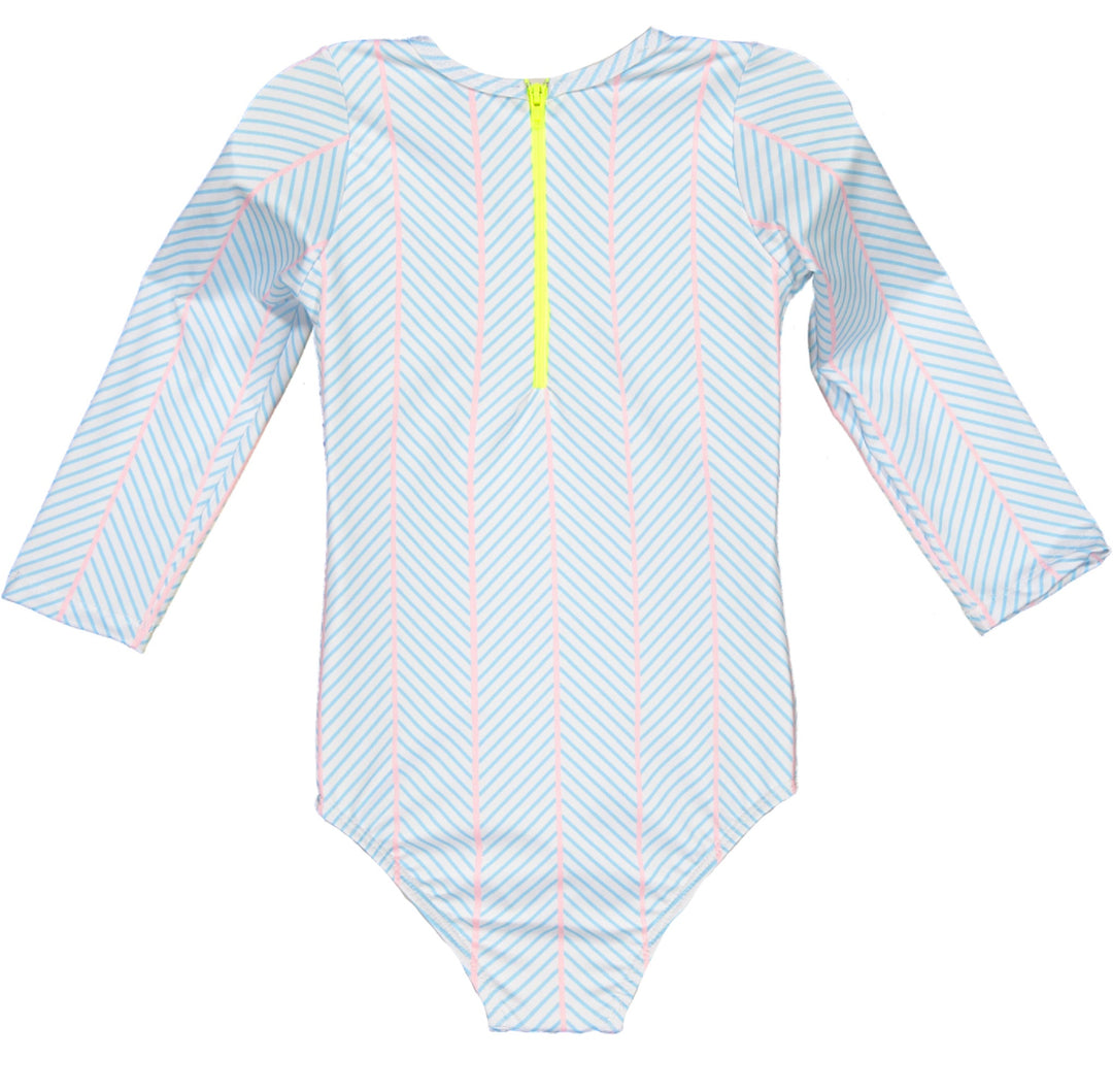Surfsuit Geometric Stripes - سباح