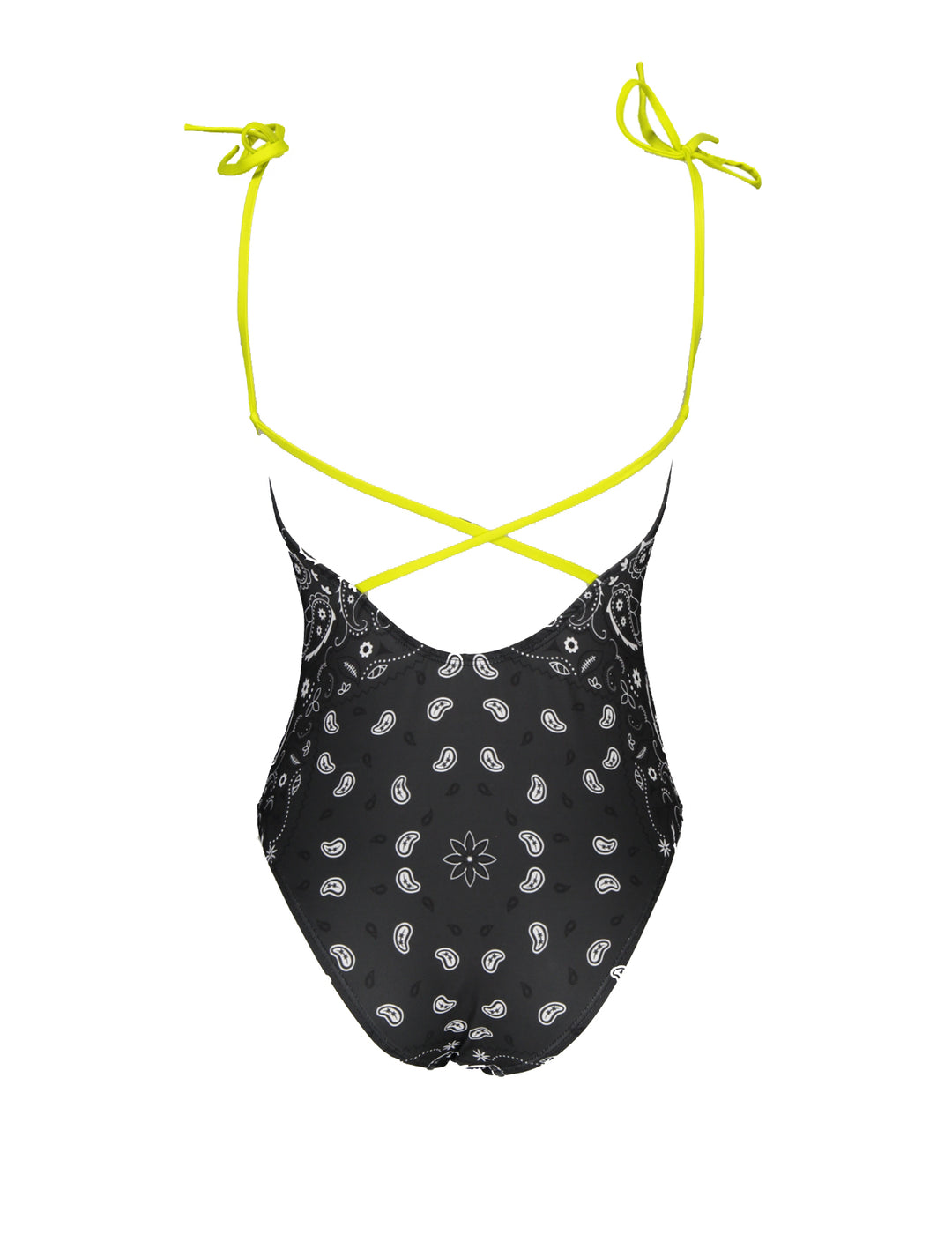 Women Swimsuit Dark Bandana - سباح