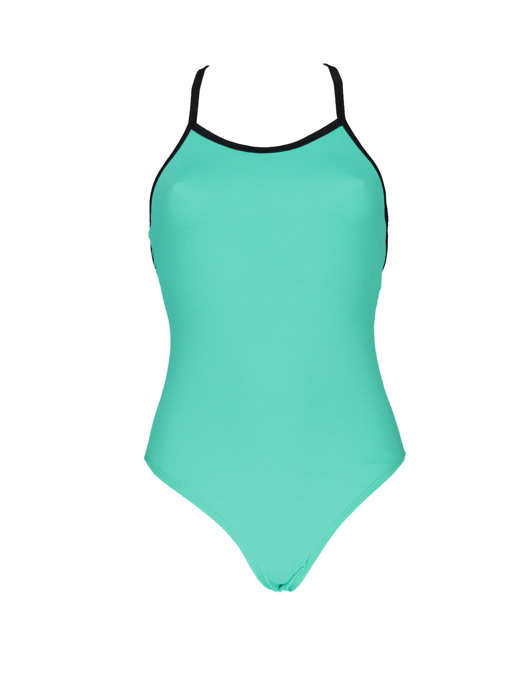 Swimsuit Women Textured Teal - سباح