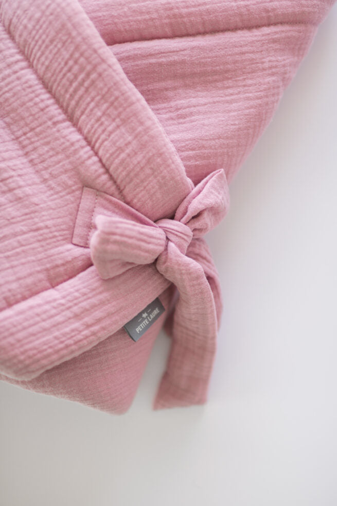 Wrap With Bow - Dusty Pink - قماط