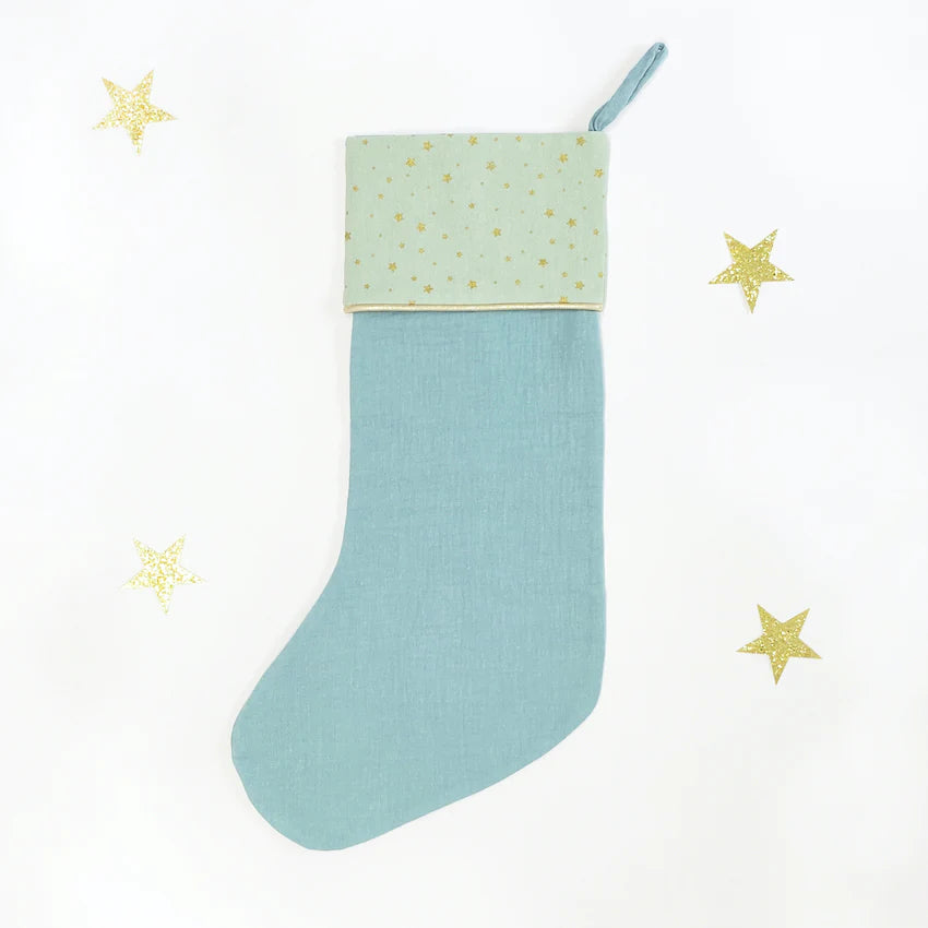 Starry Christmas Stocking Blue - مستلزمات