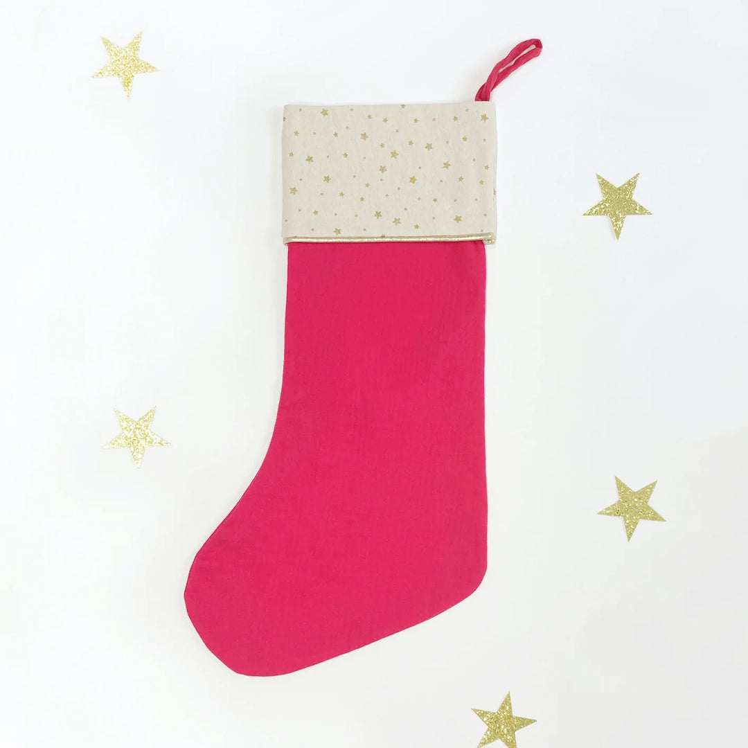 Starry Christmas Stocking Red - مستلزمات