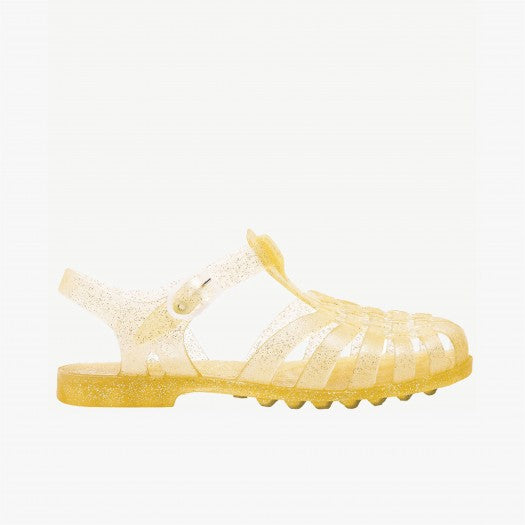 Kids Sandal Glitter Gold - أحذية