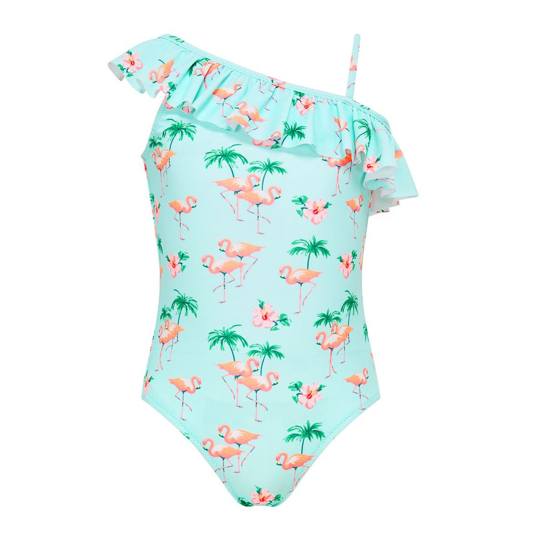 Girls Flamingo Swimsuit - ملابس السباحة