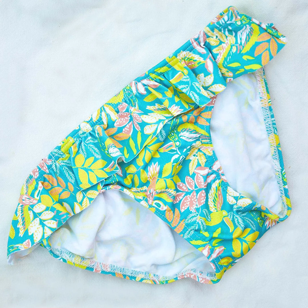 Baby Girls Swim Pants Blue Toucan - ملابس سباحة
