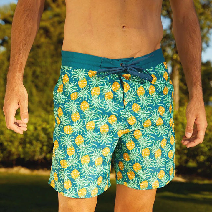 Men Swimshort Funky Pineapple - ملابس سباحة