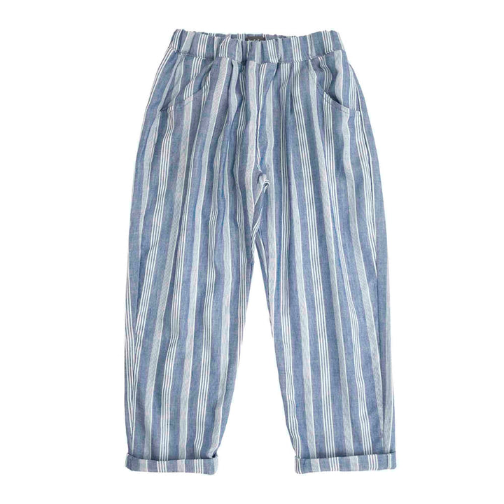 Trousers Boy Striped Blue - قصيرة