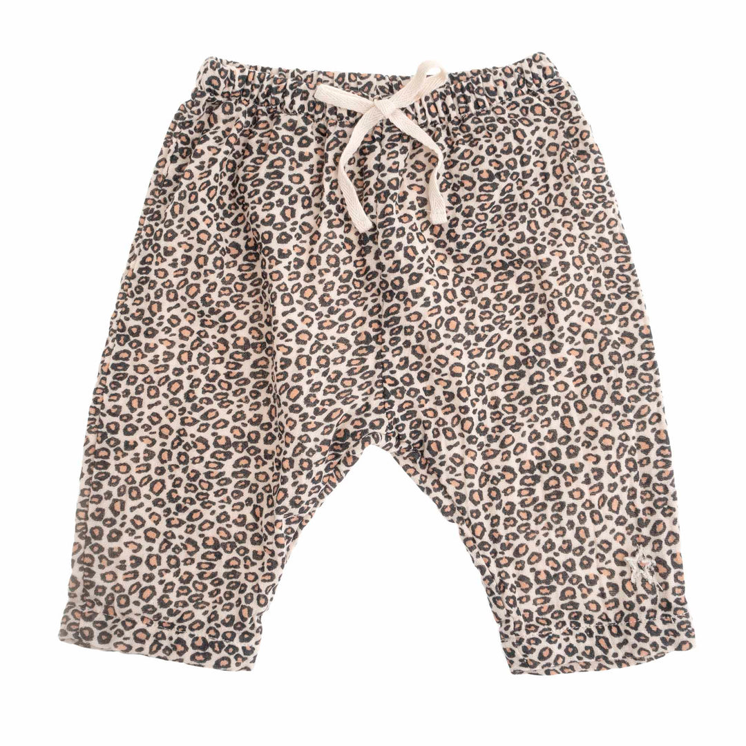 Trouser Baby Girl Animal Print Brown - يلهث