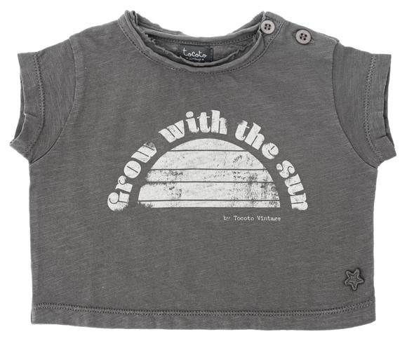 Organic Flame Baby T-Shirt Tanned - قميص